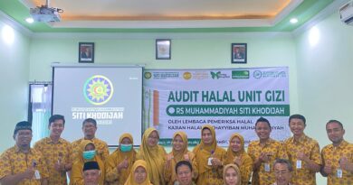 Hospital Nutrition Installation Must be Halal in October 2024: RSM Siti Khodijah Issued Halal Certificate Through LPH-KHT Muhammadiyah